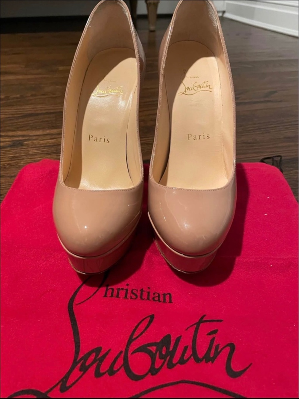 Christian Louboutin platform heel